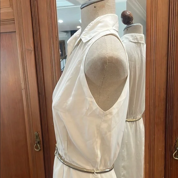 Vintage Cream Midi Dress - Picture 10 of 14